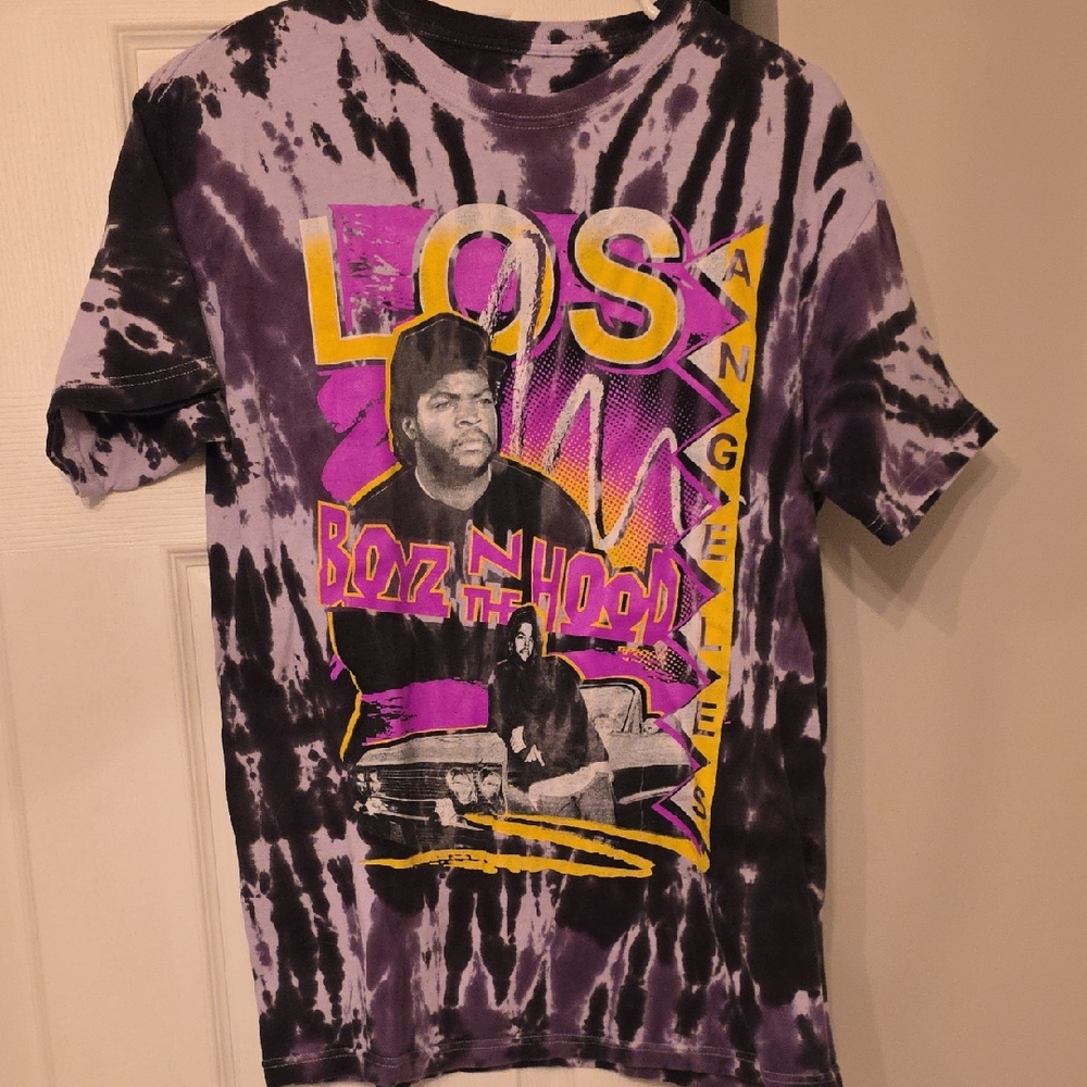 Purple Tie-Dye Graphic T-Shirt